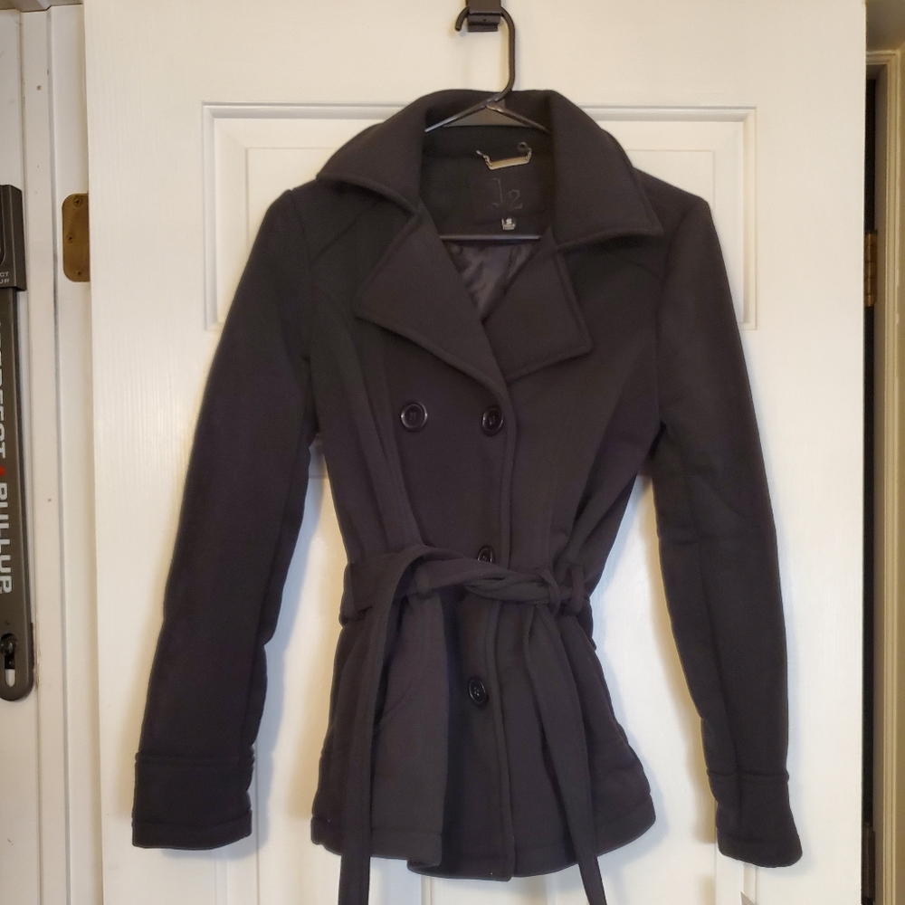 Double-breasted Jacket with Front Tie